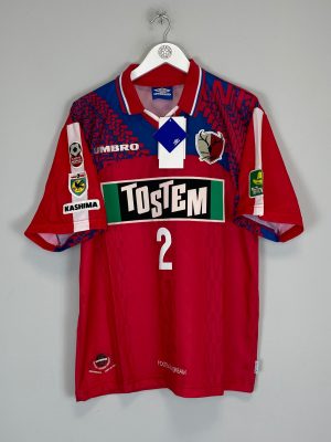 1997 鹿島アントラーズ #2 *BNWT*ホームシャツ (L) UMBRO